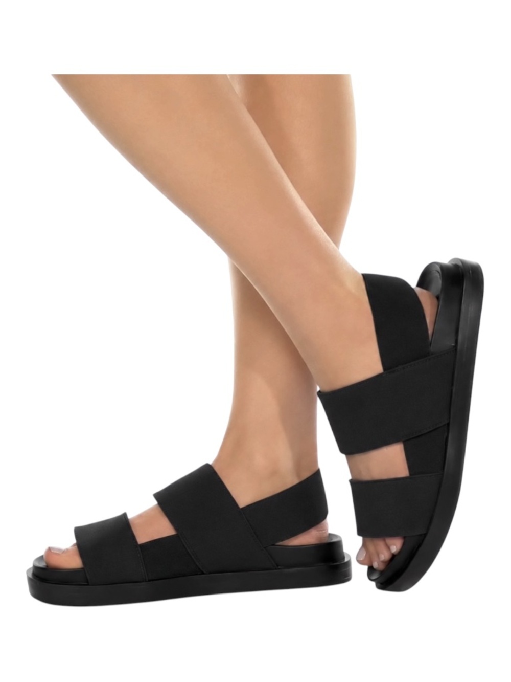 Aerosoles slingback sandals, black size 8